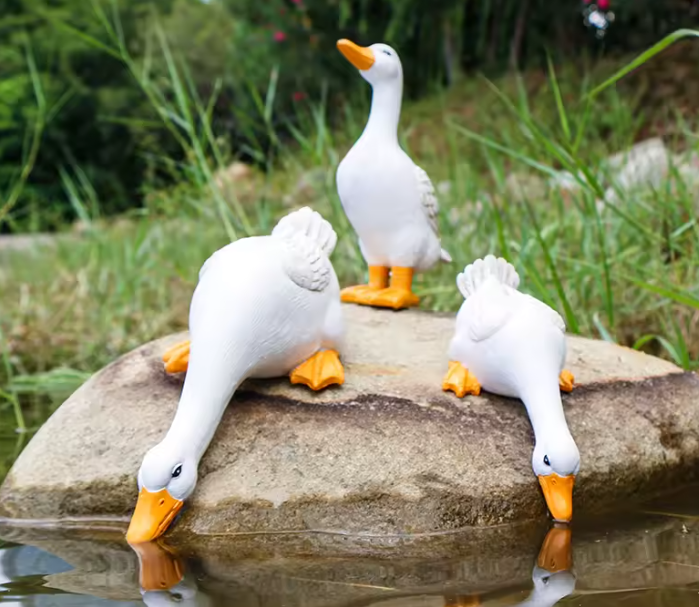 Standing Duck Statue