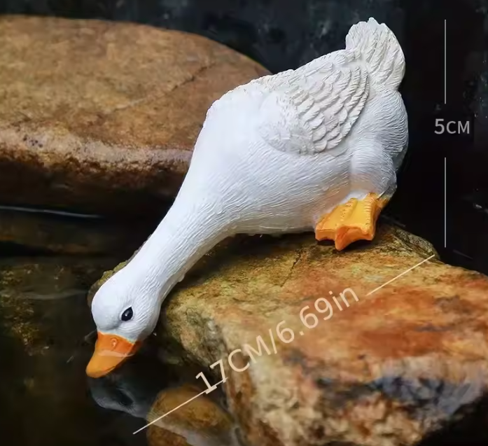 Drinking Duck Statue